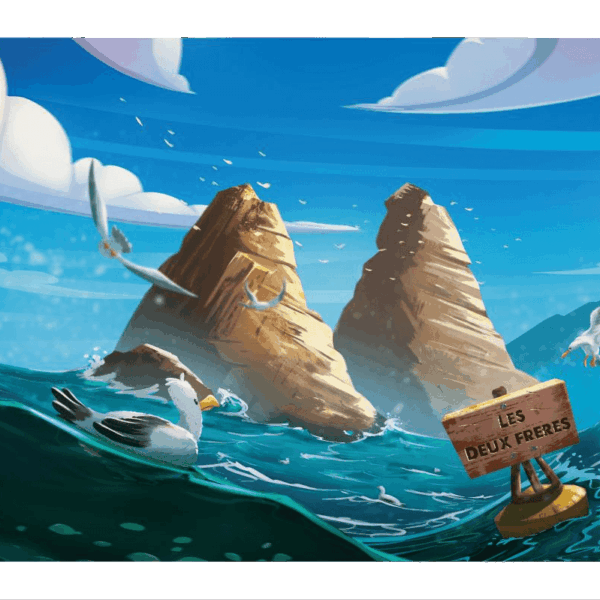 affiche Deux Frères à La Seyne-sur-mer dans le Var par Yvan Tesi, illustrateur