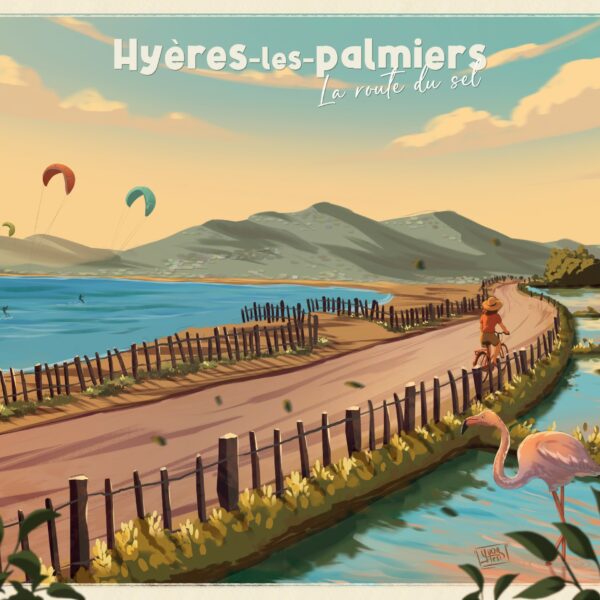 Affiche Les Salins, la route du sel