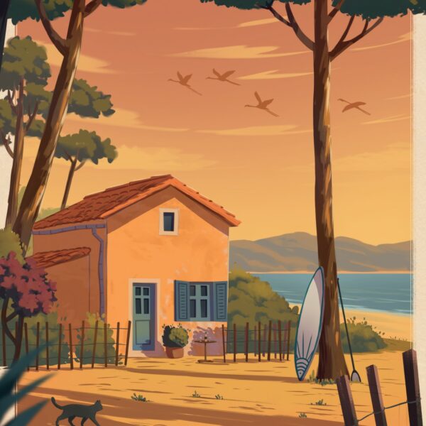 Affiche de la Capte, Hyères-les-Palmiers